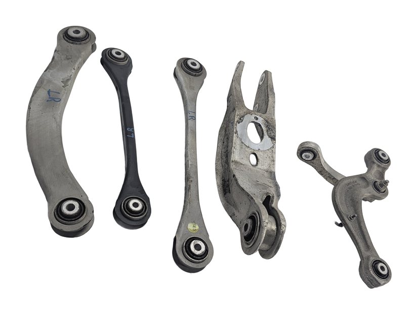 2017-2022 AUDI Q7 4M REAR LEFT UPPER & LOWER SUSPENSION CONTROL ARM LINK SET/5