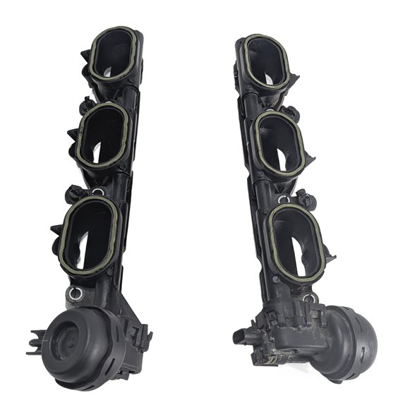 Thumbnail 3: 16-19 AUDI A6 A7 A8 Q7 C7 4M 3.0L SUPER CREC LEFT LOWER INTAKE MANIFOLD DIFFUSER