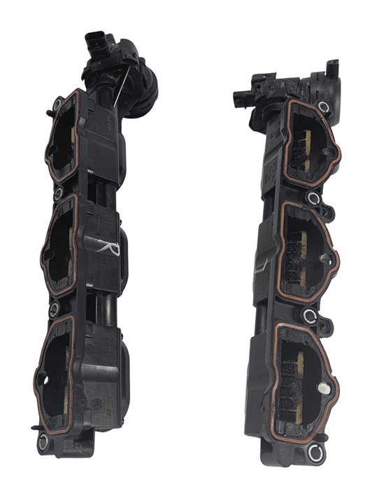 Thumbnail 4: 16-19 AUDI A6 A7 A8 Q7 C7 4M 3.0L SUPER CREC LEFT LOWER INTAKE MANIFOLD DIFFUSER