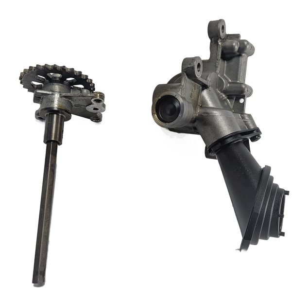 Thumbnail 3: 2017-2019 AUDI Q7 (4M) 3.0L SUPER CREC ENGINE OIL PUMP w/PICKUP TUBE DRIVE SHAFT