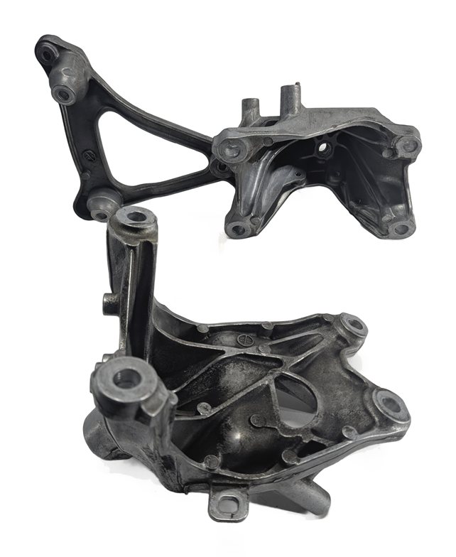 Thumbnail 4: 2017-2019 AUDI Q7 (4M) 3.0L SUPER (CREC) LEFT & RIGHT ENGINE MOTOR MOUNT SET/2