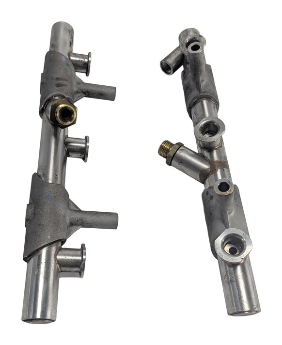 Thumbnail 3: 2017-2019 AUDI Q7 (4M) 3.0L SUPER (CREC) LEFT & RIGHT FUEL INJECTOR RAIL SET/2