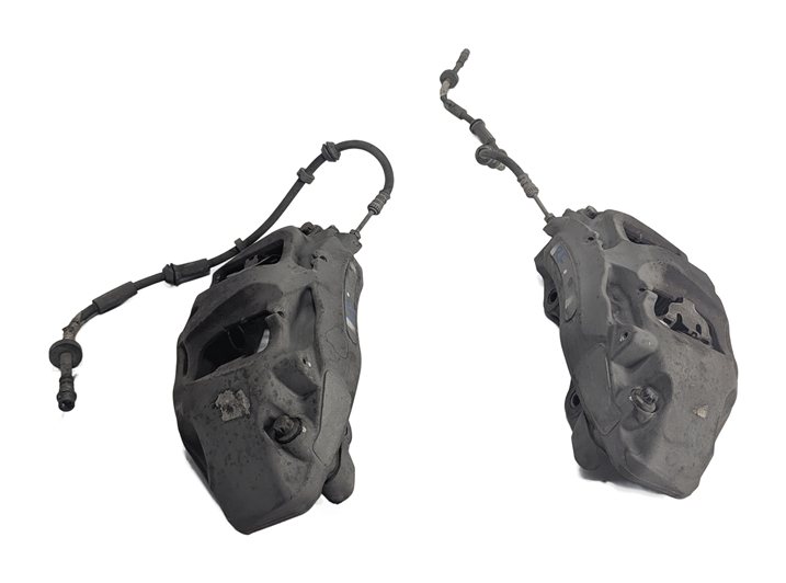 Thumbnail 3: 17-20 AUDI Q7 Q8 (4M) FRONT LEFT DRIVER & RIGHT PASSENGER BRAKE CALIPER SET/2