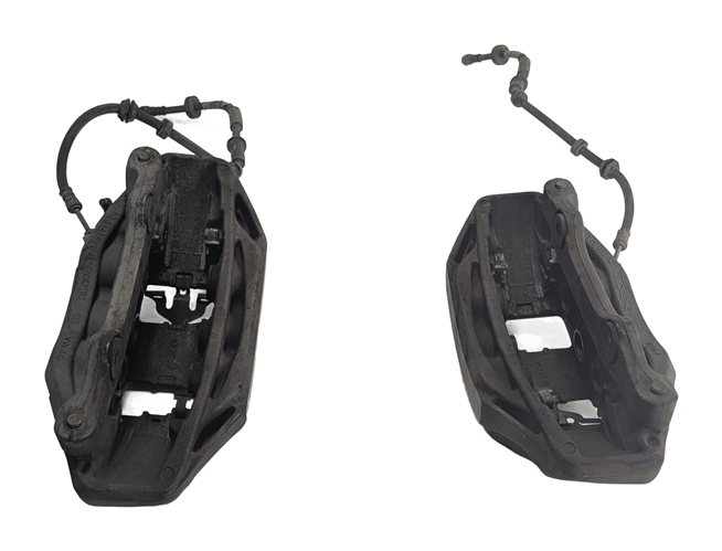 Thumbnail 4: 17-20 AUDI Q7 Q8 (4M) FRONT LEFT DRIVER & RIGHT PASSENGER BRAKE CALIPER SET/2