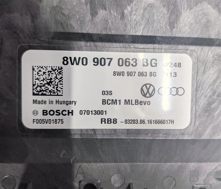 Thumbnail 12: 2017-2018 AUDI Q7 (4M) ECM SECURITY SET INSTRUMENT CLUSTER BCM GATEWAY KEY FOB