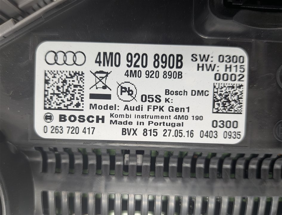 Thumbnail 19: 2017-2018 AUDI Q7 (4M) ECM SECURITY SET INSTRUMENT CLUSTER BCM GATEWAY KEY FOB