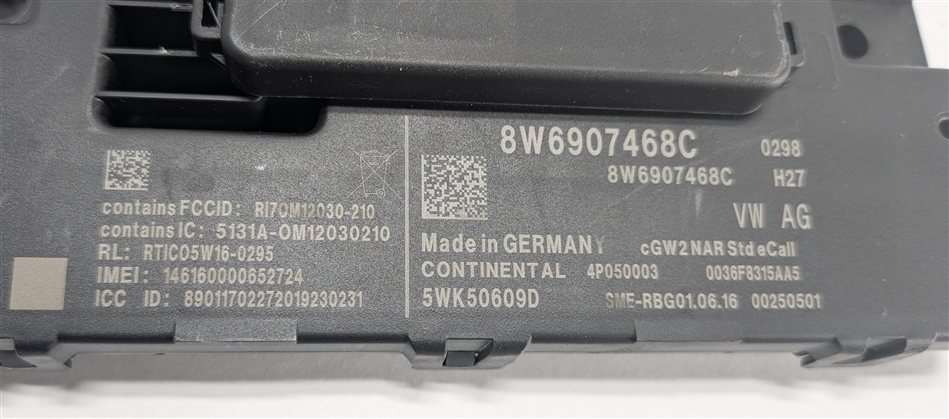 Thumbnail 8: 2017-2018 AUDI Q7 (4M) ECM SECURITY SET INSTRUMENT CLUSTER BCM GATEWAY KEY FOB