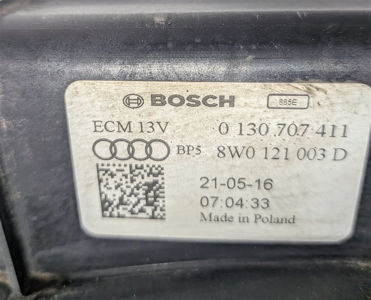 Thumbnail 4: 17-20 AUDI Q7 (4M) 3.0L SUPER RADIATOR COOLING FAN BLADE MOTOR SHROUD ASSEMBLY