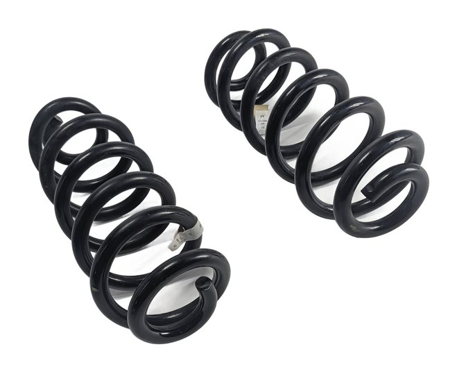 2017-2020 AUDI Q7 (4M) REAR LEFT & RIGHT SUSPENSION COIL SPRING SET-2