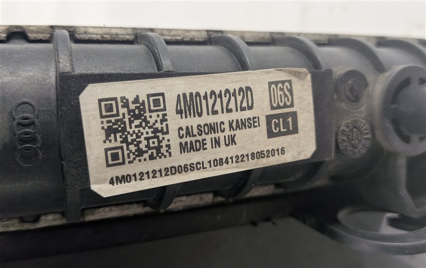 Thumbnail 7: 17-19 AUDI Q7 (4M) 3.0L SUPERCHARED ENGINE AUXILIARY SECONDARY RADIATOR