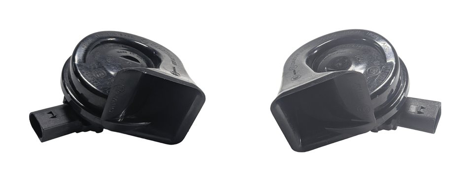 Thumbnail 2: 2017-2024 AUDI Q7 (4M) HIGH & LOW TONE NOTE ALERT HORN SET/2