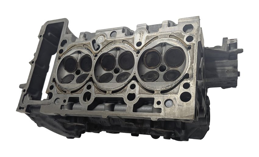 Thumbnail 5: 17-19 AUDI Q7 (4M) 3.0L SUPER LEFT DRIVER CYLINDER HEAD w/CAMSHAFTS GEARS VALVES