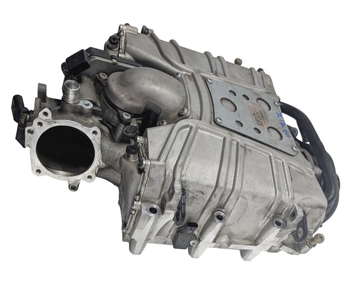 Thumbnail 4: 17-19 AUDI Q7 (4M) 3.0L SUPERCHARGED CREC ENGINE SUPERCHARGER SUPER CHARGER