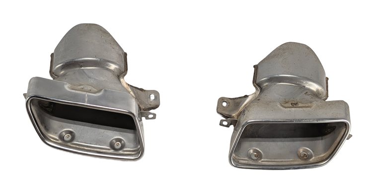 Thumbnail 3: 2011-2013 MERCEDES E350 (W212) BLUETEC DIESEL REAR MUFFLER EXHAUST TIP SET