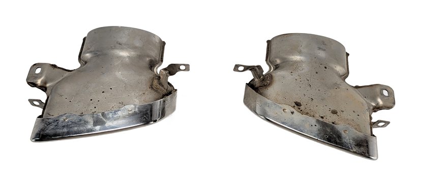 Thumbnail 4: 2011-2013 MERCEDES E350 (W212) BLUETEC DIESEL REAR MUFFLER EXHAUST TIP SET
