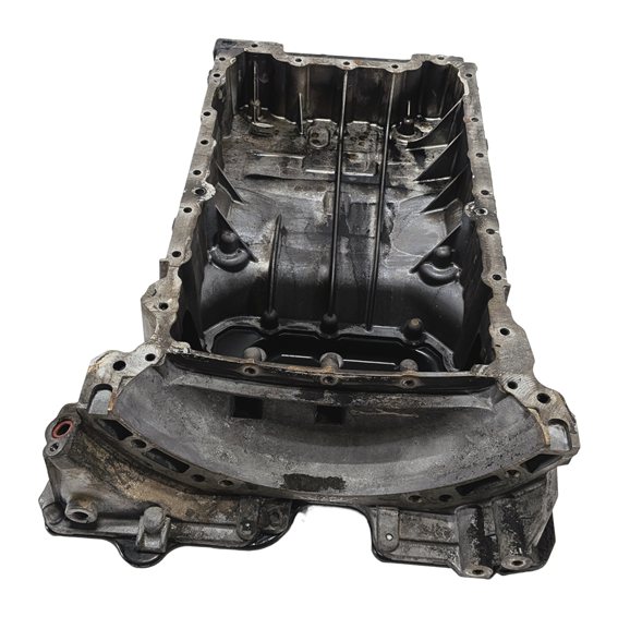 Thumbnail 5: 11-13 MERCEDES E350 (W212) 3.0L OM642 DIESEL UPPER & LOWER ENGINE OIL PAN SET/2