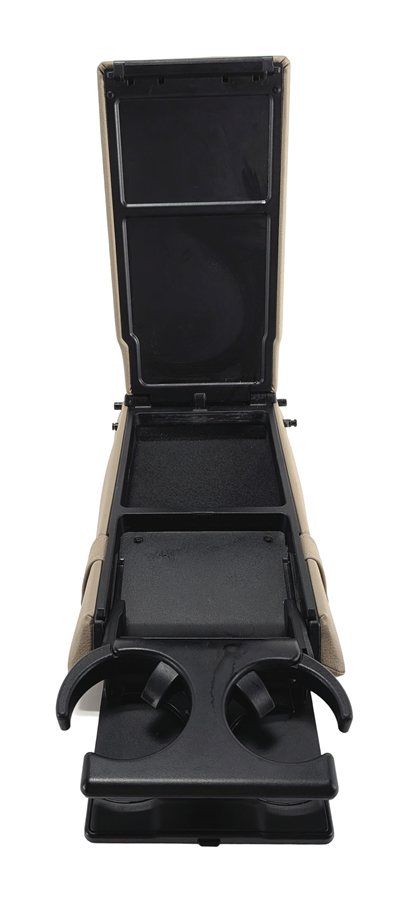 Thumbnail 6: 10-16 E GLK (W212 X204) REAR SEAT FOLD DOWN ARMREST ARM REST CUPHOLDER (Beige)