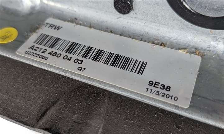 Thumbnail 7: 10-11 MERCEDES E350 E550 (W212) 3 SPOKE SPORT STEERING WHEEL (Black)