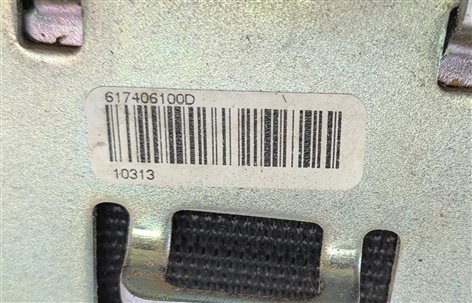 Thumbnail 11: 10-11 MERCEDES E-CLASS (W212) RIGHT FRONT PASSENGER SEATBELT RETRACTOR (BLACK)