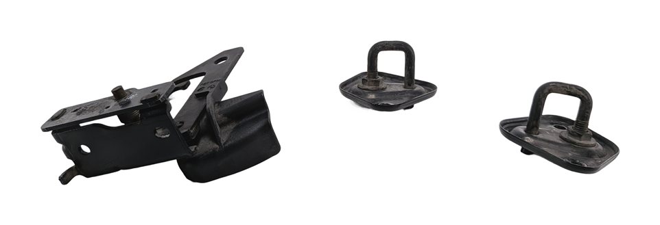 Thumbnail 2: 2011 MERCEDES E350 (W212) FRONT HOOD LID LOCK LATCH SAFETY CATCH w/HOOKS SET/3