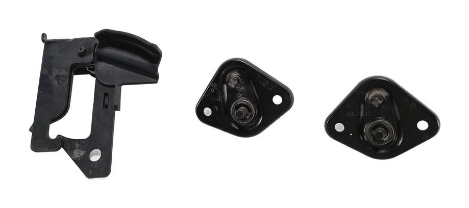 Thumbnail 4: 2011 MERCEDES E350 (W212) FRONT HOOD LID LOCK LATCH SAFETY CATCH w/HOOKS SET/3