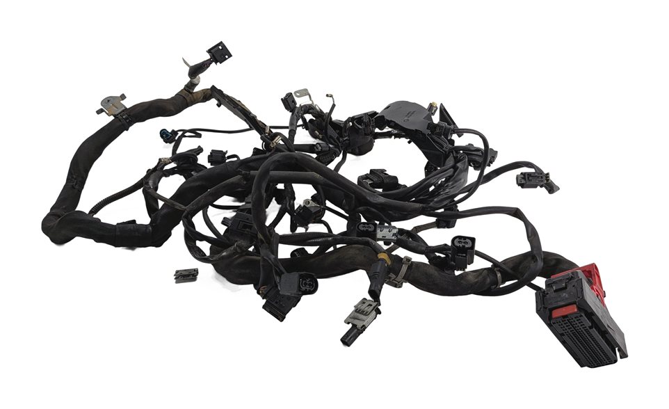 Thumbnail 2: 2011 MERCEDES E350 (W212) 3.0L (OM642) ENGINE MOTOR WIRE WIRING HARNESS LOOM