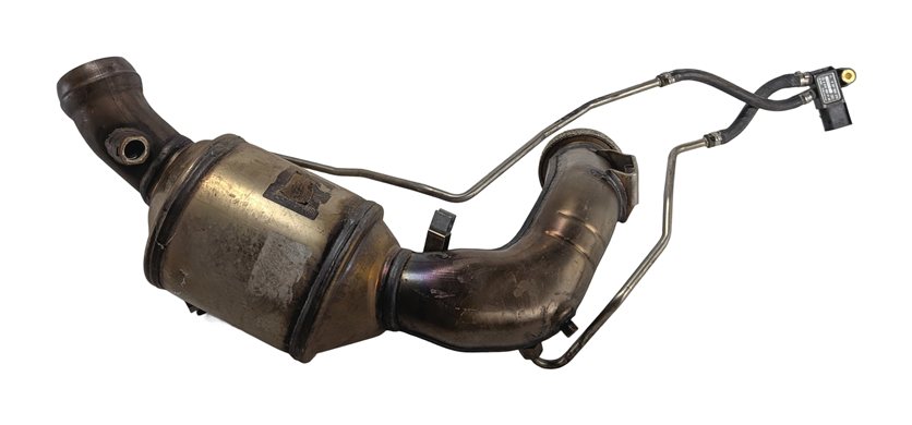 Thumbnail 3: 2011 MERCEDES E350 (W212) 3.0L (OM642) DIESEL PARTICULATE FILTER DPF w/ SENSOR
