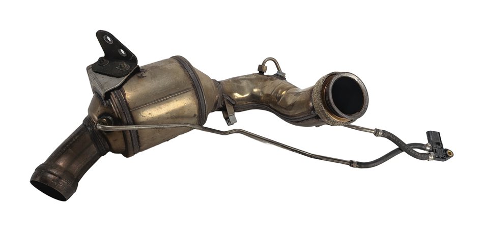 Thumbnail 4: 2011 MERCEDES E350 (W212) 3.0L (OM642) DIESEL PARTICULATE FILTER DPF w/ SENSOR