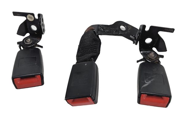 Thumbnail 3: 2011 MERCEDES E350 (W212) REAR LEFT CENTER RIGHT SEATBELT BUCKLE SET/3 (Black)