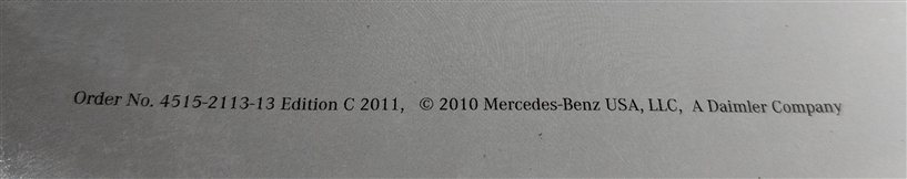 Thumbnail 10: 2011 MERCEDES E350 (W212) 3.0L OWNER'S MANUAL BOOKLET w/ LEATHER CASE SET/5