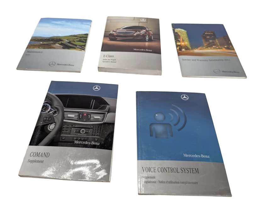 Thumbnail 4: 2011 MERCEDES E350 (W212) 3.0L OWNER'S MANUAL BOOKLET w/ LEATHER CASE SET/5