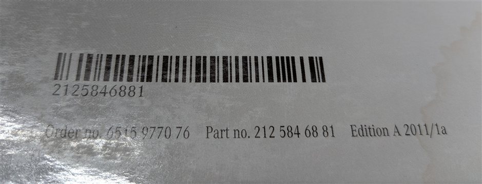 Thumbnail 6: 2011 MERCEDES E350 (W212) 3.0L OWNER'S MANUAL BOOKLET w/ LEATHER CASE SET/5