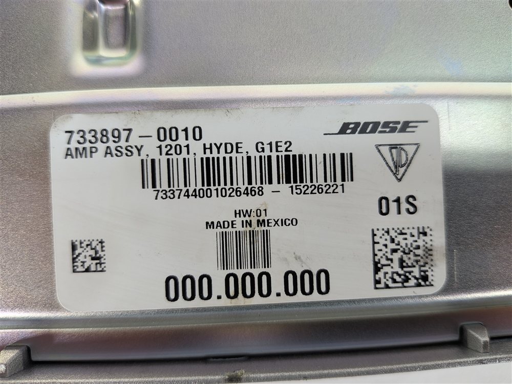 Thumbnail 5: 2016 PORSCHE PANAMERA (970) BOSE SUBWOOFER SPEAKER AUDIO AMPLIFIER