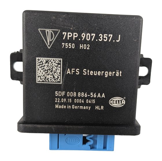 2016 PORSCHE PANAMERA (970) HEADLIGHT LEVEL RANGE CONTROL MODULE