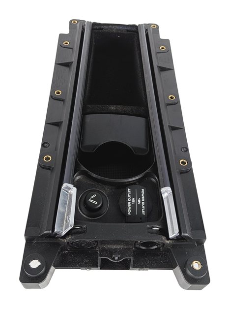 Thumbnail 4: 2016 PORSCHE PANAMERA (970) REAR CONSOLE CUPHOLDER STORAGE (HIGH GLOSS BLACK)