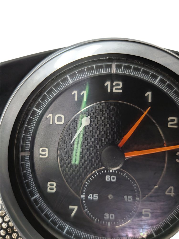 Thumbnail 12: 2016 PORSCHE PANAMERA (970) UPPER CENTER DASH TRIM SPEAKER GRILLE ANALOG CLOCK