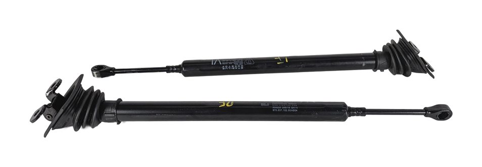 Thumbnail 2: 2016 PORSCHE PANAMERA (970) FRONT LEFT/RIGHT DOOR CHECK STOP STRUT HINGE SET/2