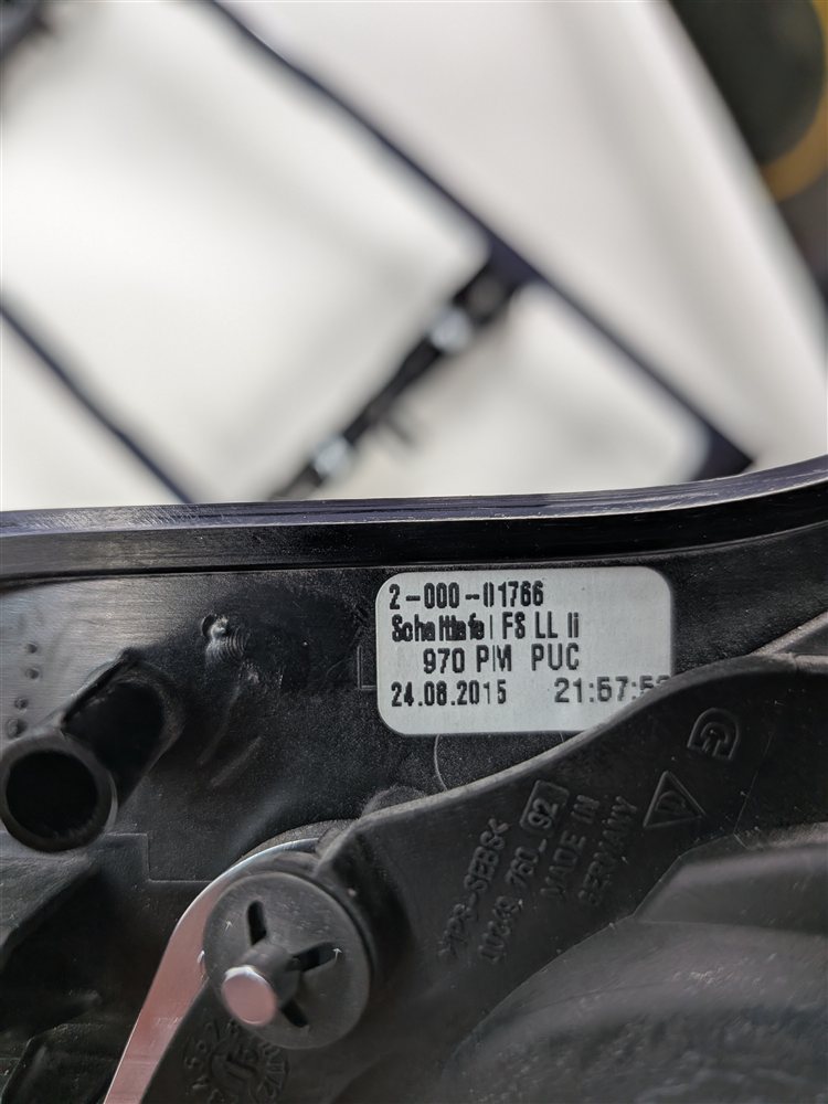 Thumbnail 20: 16 PORSCHE PANAMERA 970 DOOR CONSOLE SHIFTER TRIM SET/8 (Dark Blue High Gloss)