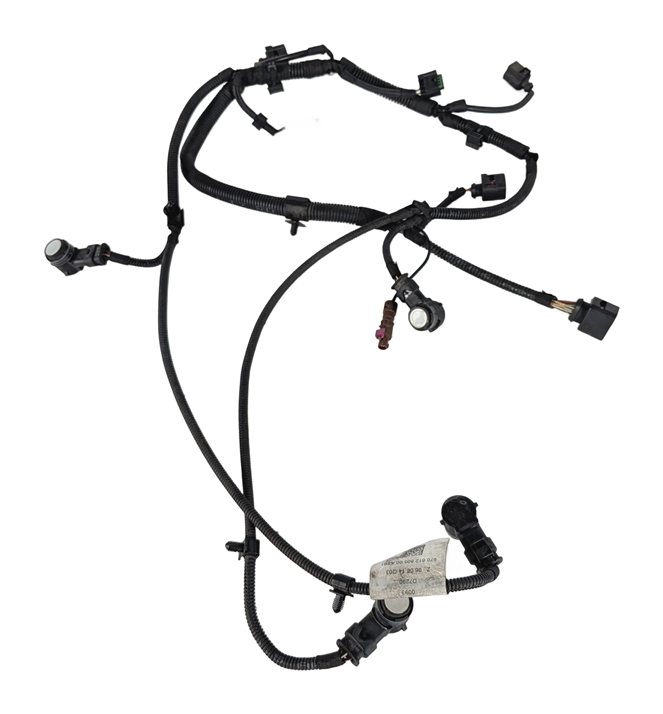 16 PORSCHE PANAMERA 970 REAR PARK ASSIST PDC SENSORS w/CAMERA WIRE (White)