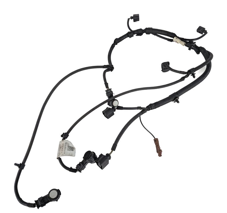 Thumbnail 2: 16 PORSCHE PANAMERA 970 REAR PARK ASSIST PDC SENSORS w/CAMERA WIRE (White)