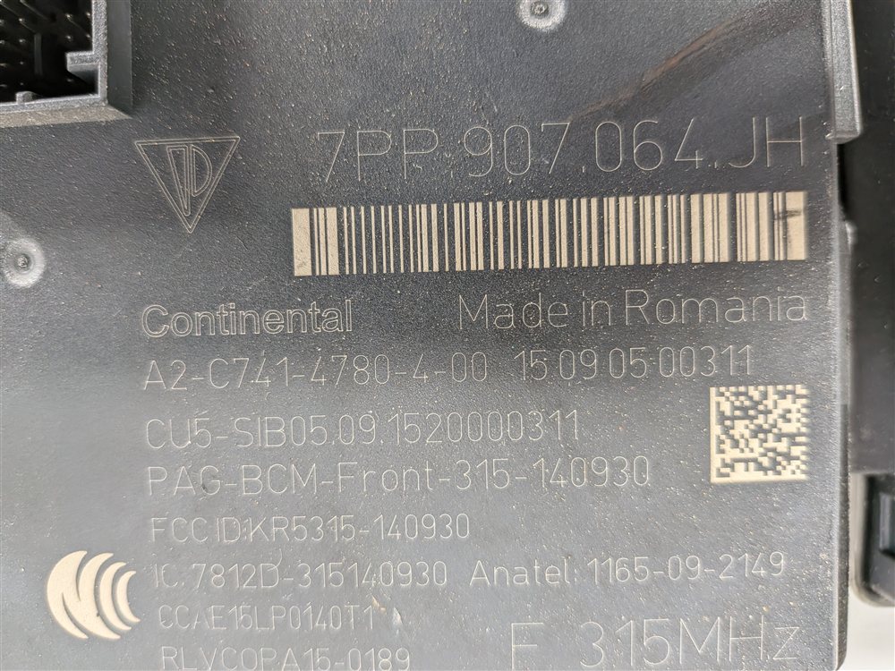 Thumbnail 7: 2016 PORSCHE PANAMERA 970 3.6L M46.20 ECM BCM CLUSTER GATEWAY IGNITION KEY SET