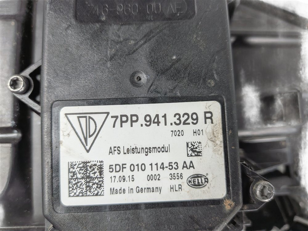 Thumbnail 12: 14-16 PORSCHE PANAMERA 970 FRONT RIGHT XENON ADAPTIVE HEADLIGHT w/BALLAST AFS