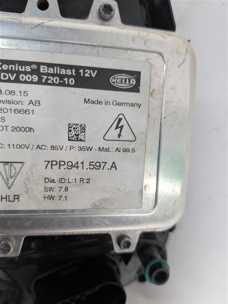 Thumbnail 13: 14-16 PORSCHE PANAMERA 970 FRONT RIGHT XENON ADAPTIVE HEADLIGHT w/BALLAST AFS