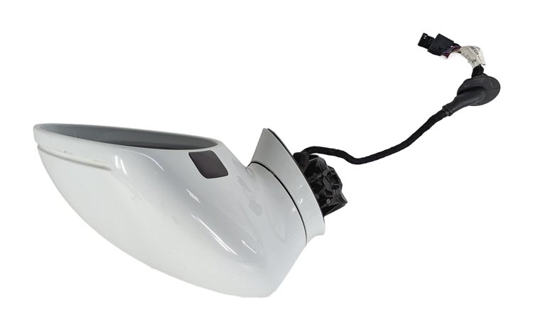 Thumbnail 3: 14-16 PORSCHE PANAMERA 970 RIGHT MIRROR w/MEMORY BLIND SPOT TURN SIGNAL (White)