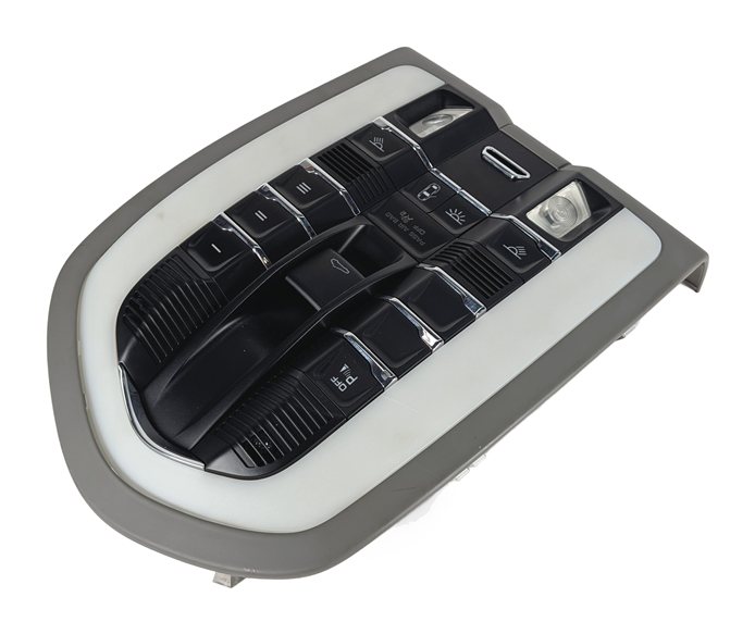 Thumbnail 4: 2010-2018 PORSCHE CAYENNE PANAMERA (958 970 G1) FRONT DOMELIGHT LAMP (Gray)