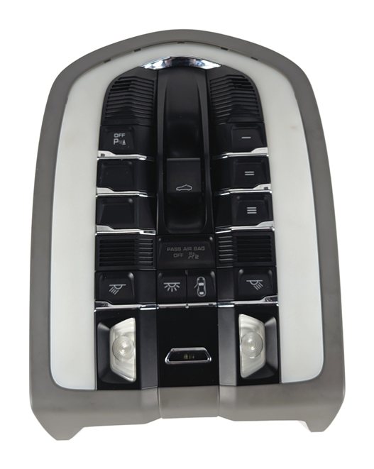 Thumbnail 6: 2010-2018 PORSCHE CAYENNE PANAMERA (958 970 G1) FRONT DOMELIGHT LAMP (Gray)