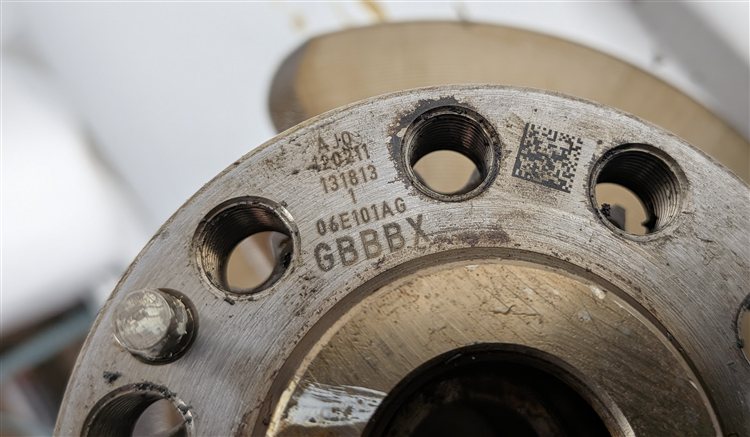 Thumbnail 5: 2012-2015 AUDI A6 A7 (C7 4G8) 3.0L V6 SUPERCHARGED ENGINE CRANKSHAFT CRANK SHAFT