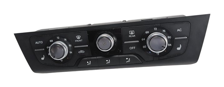2013-2017 AUDI A6 S6 A7 S7 (C7 4G8) FRONT HEATER A/C TEMPERATURE CONTROL PANEL