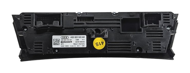 Thumbnail 4: 2013-2017 AUDI A6 S6 A7 S7 (C7 4G8) FRONT HEATER A/C TEMPERATURE CONTROL PANEL