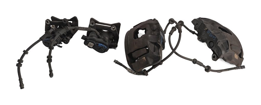 Thumbnail 3: 12-18 AUDI A7 (C7 4G8) FRONT REAR BRAKE CALIPER SET/4 w/ELECTRONIC PARKING BRAKE